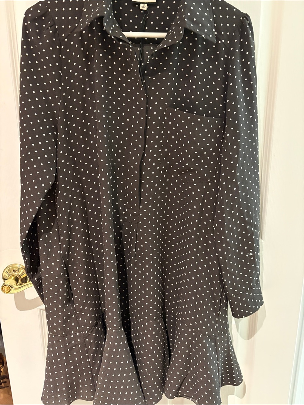 Tuckernuck Black and White Polka Dot Dress